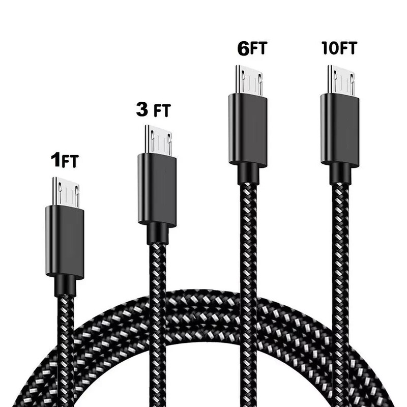 Heavy Duty Micro USB Fast Charger Data Cable Cord For Samsung Android HTC LG Lot gallery