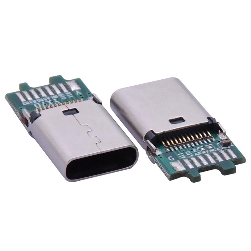 5pcs 3-5V Type C USB 3.1 24Pin Female Jack PCB USB Connector Breakout PCB g gallery