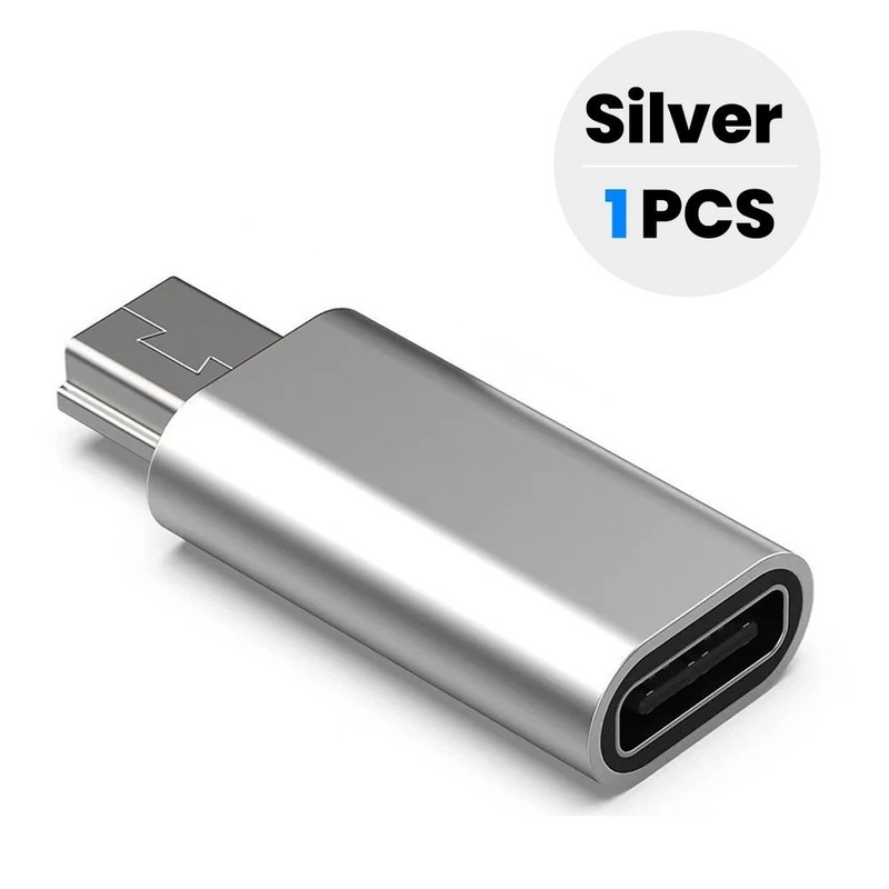 USB C to Mini USB Adapter, Type C Female to Mini USB 2.0 Male Convert Connector
