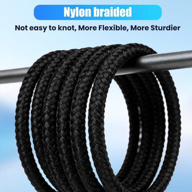 100W USB-C to USB-C Cable Fast Charger PD Nylon Cord For iPhone 16 17 Samsung gallery
