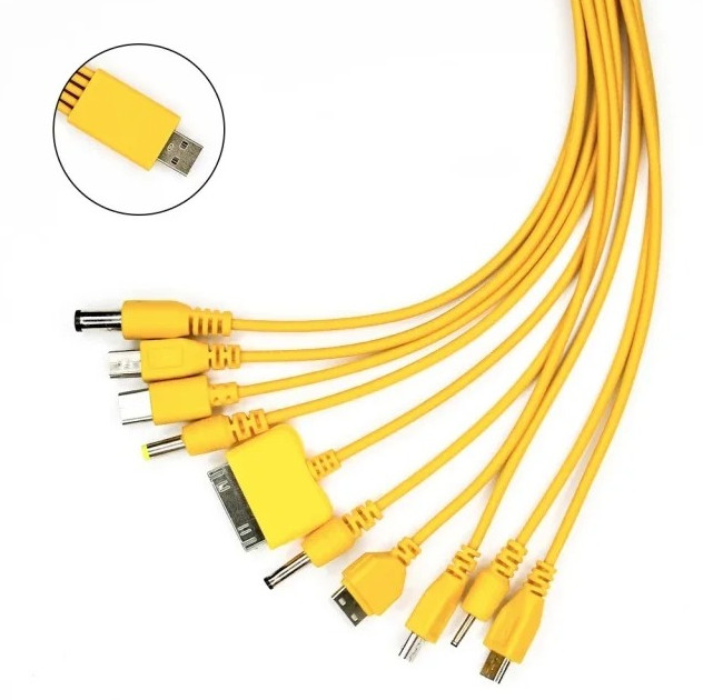 10-in-1 Multi-Function USB Charging Cable Universal Multi-Head Phone Charger gallery