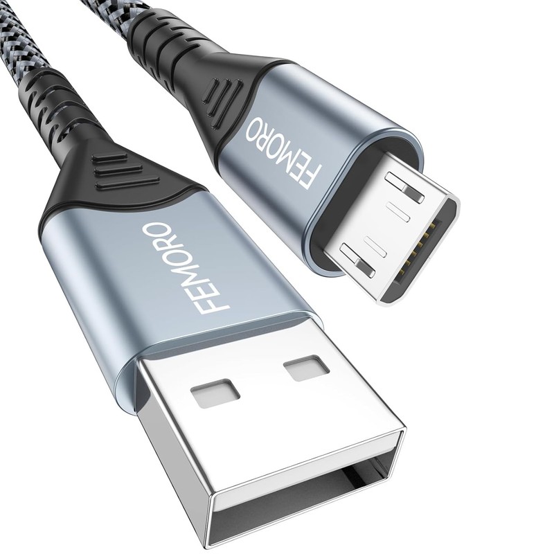 Aluminum 6ft Micro USB Charging Cable - 480Mbps Transfer, Wide Compatibility gallery