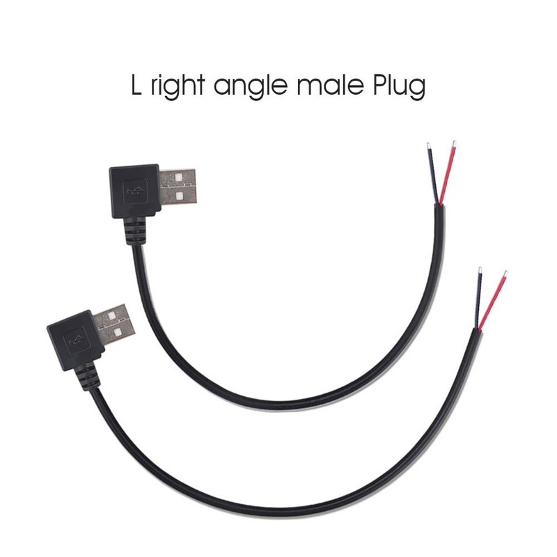 4pcs USB 2.0 To Bare Wire Open End Cable 12inch 5V 2.1A 2 cores Power Pigtail... gallery