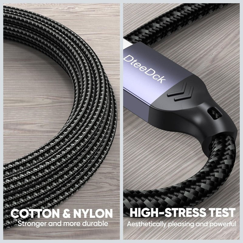 DteeDck Android Auto USB Cable 3FT, Car CarPlay Cord, Type C 3 Feet, Grey gallery
