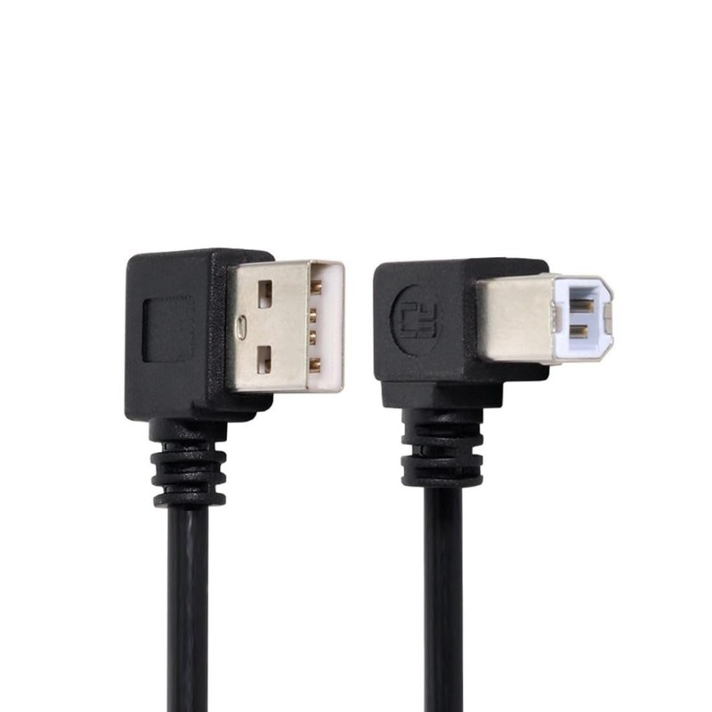 Printer Scanner Cable USB 2.0 to USB B Printer Scanner Cable 90 Degree Angled... gallery