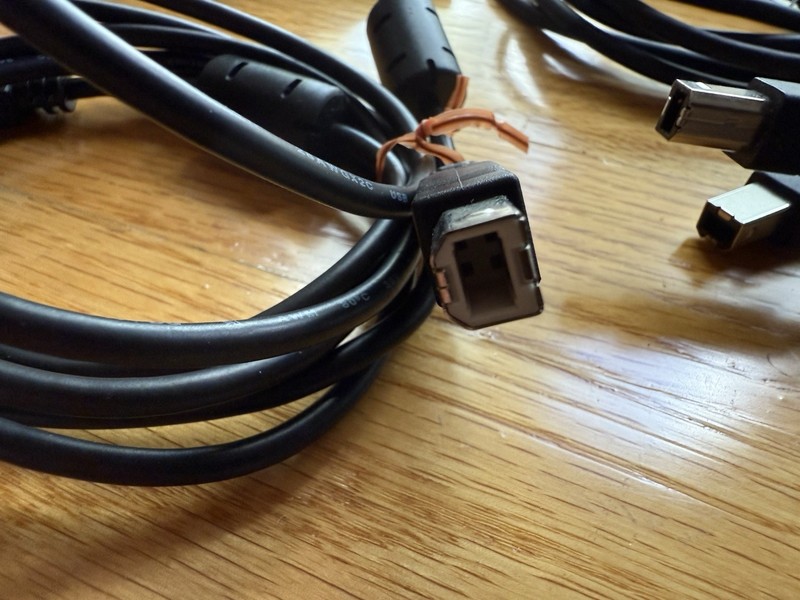 USB 2.0 A to Type B Male Data Sync cable for PC Scanners Printers etc. Lot Of 8 gallery