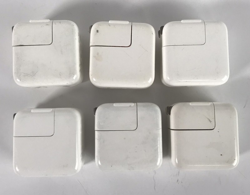 Lot of 6 Genuine 10W Apple USB Power Adapter A1357 Used Tested Working