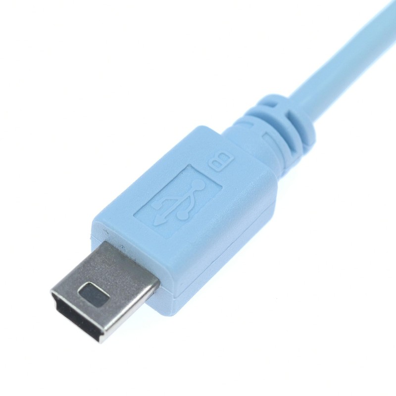 USB Console Cable for Cisco Routers Mini-B to Type A 6 FT Console Cord gallery