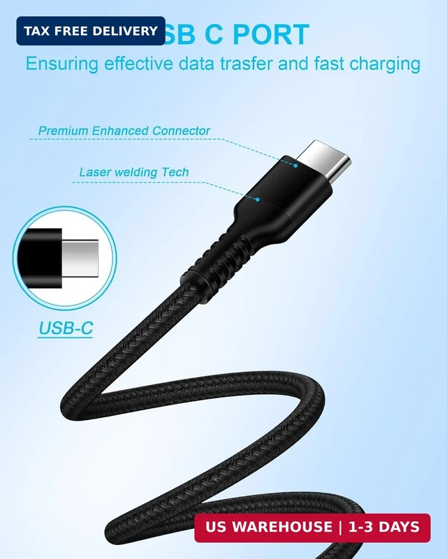 iPhone 17e 17 Carplay Cable USB C Charger Fast Charging for iPhone 17 Pro Max 17 gallery