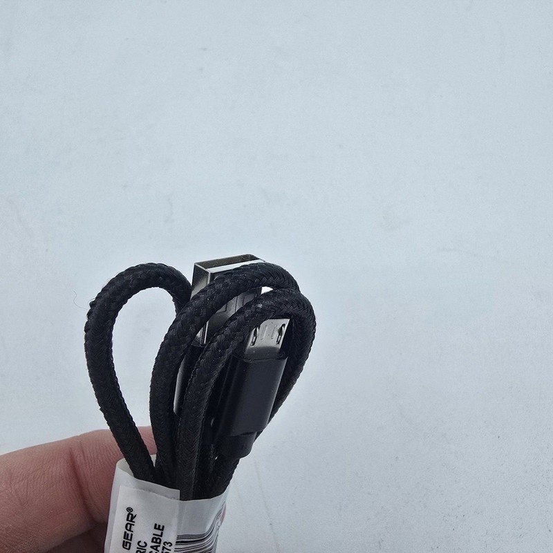 Wireless Gear 3FT Micro USB Fabric Cable - Black gallery