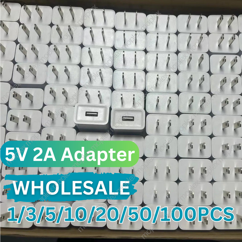 Wholesale USB Wall Charger Block QC Port Cube Plug Power Charging Adapter Brick