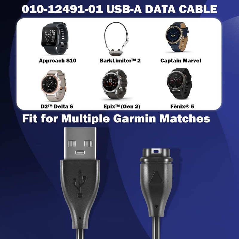 For Garmin Charger Cable 010-12491-01, for Garmin Multiple Watch Devices gallery