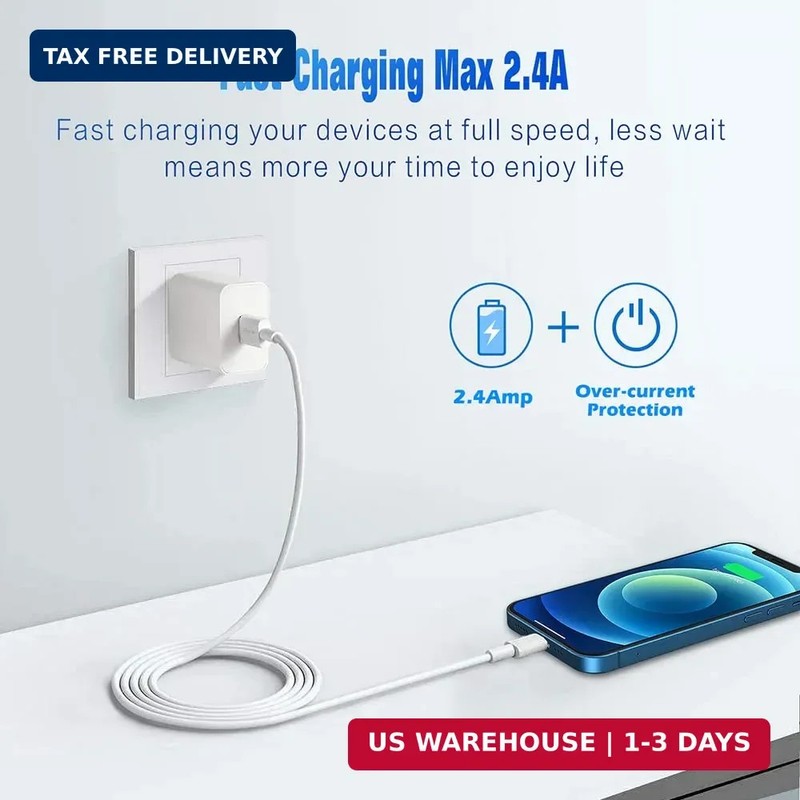 iPhone Charger Fast Charging[Apple MFi Certified] 5pack 3/3/6/6/10FT Long Lightn gallery