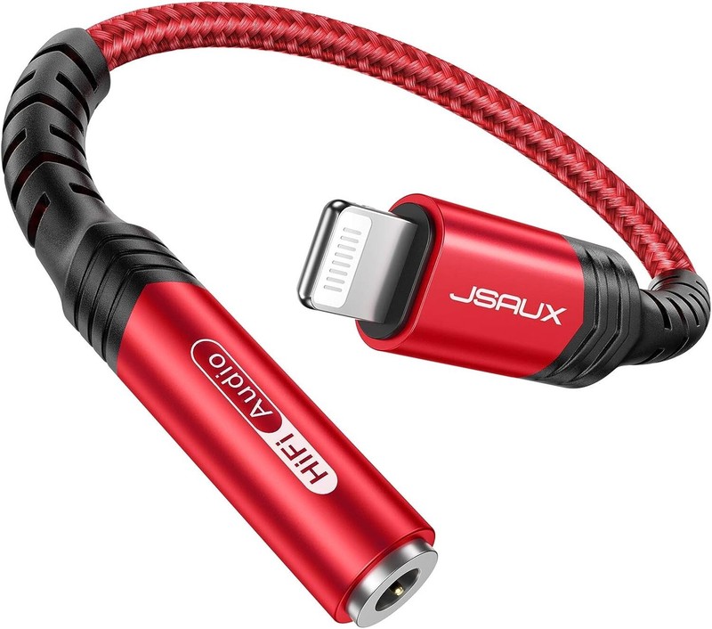3x JSAUX Iphone Headphone Adapter Apple Mfi Certified Lightning to 3.5MM Adapter gallery