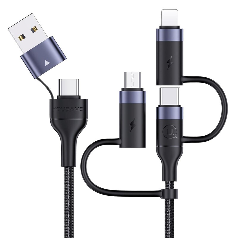 USB C Multi Fast Charging Cable 5 in 1 Adapter