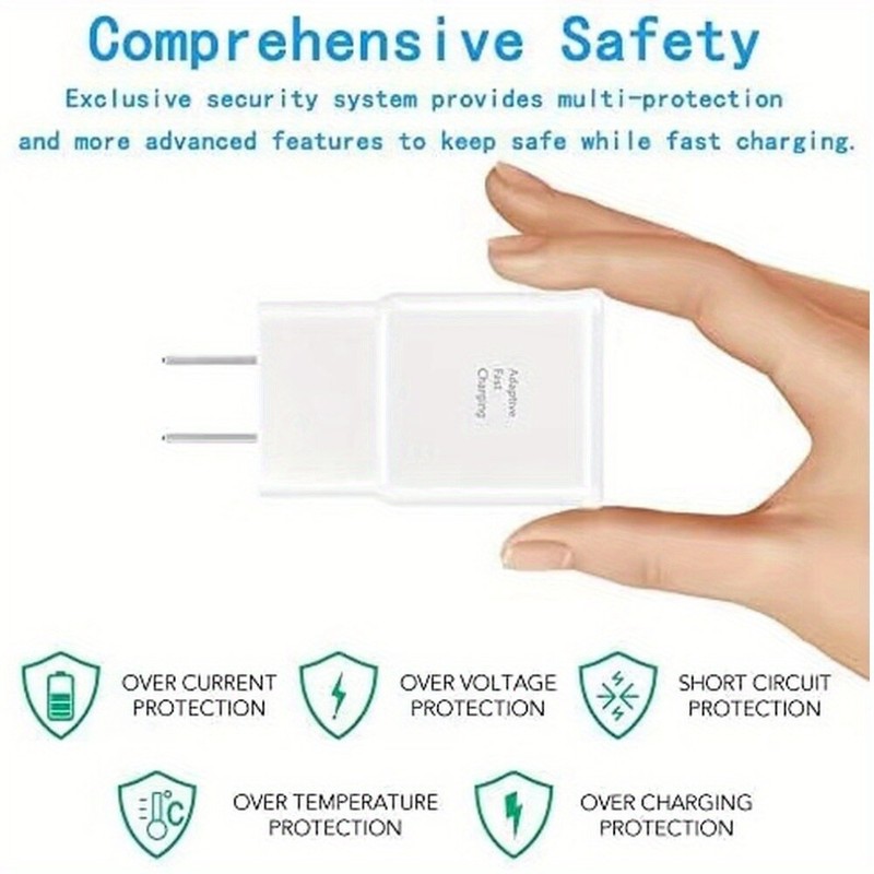 Wall Power Adapter Head Phone Fast Charger Block Lot For Samsung Android Google gallery
