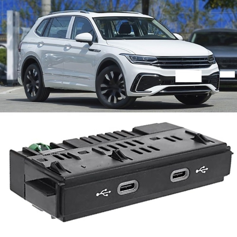 Car Type-C Socket Front Rear USB Adapter for MK2 2017 2018 5NA035736 gallery