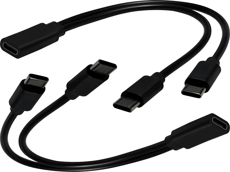 2 PCS USB C Splitter 1 In 2 Out Power Charging Y Cable 7.9 Inch Charge Only gallery