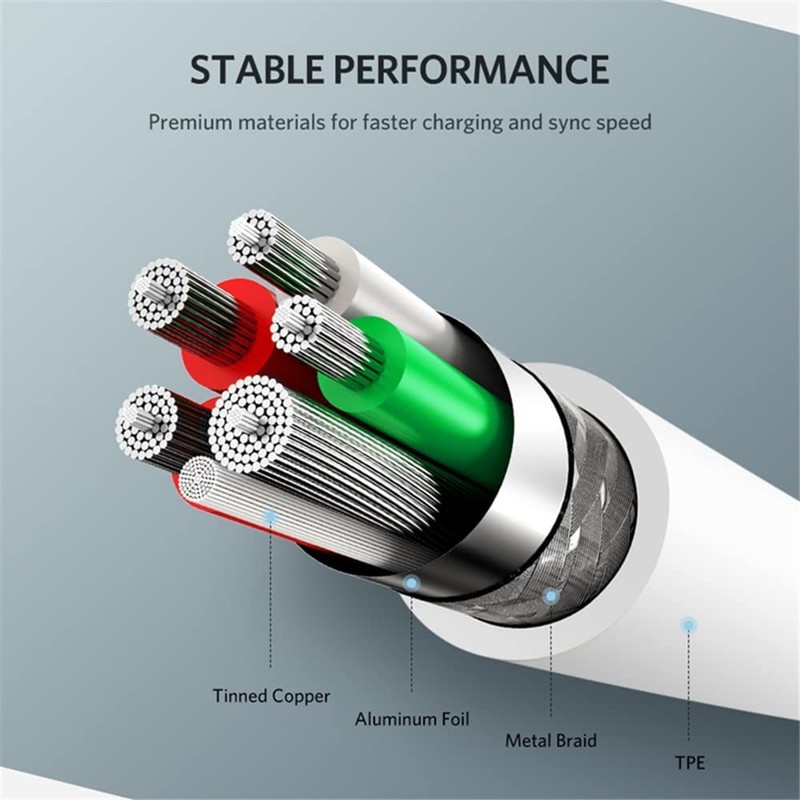 6FT USB C CABLE TYPE A to C FAST CHARGING DATA SYNC CHARGER CORD FOR SAMSUNG gallery