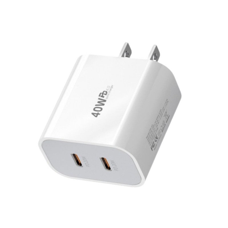 PD 40W Fast Wall Charger For iPhone 14 13 12 11 XR SE 8 Data Sync Charging Cable
