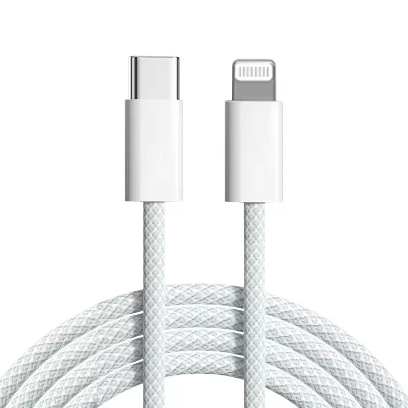 USB-C to 8Pin iOS 20w Fast Charge Cables – New Bulk 147 Prepackaged