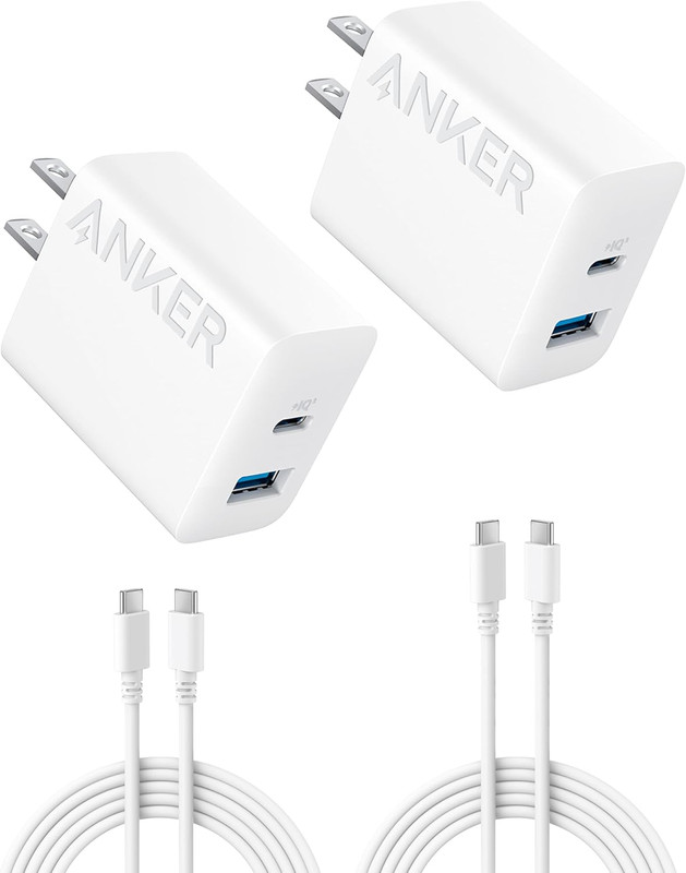 Iphone 17/16 Charger, 2-Pack 20W Fast USB C Charger Block, for Iphone 17/16/16