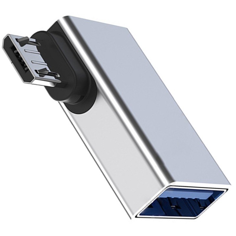 USB A to MicroUSB OTG Cable Adapters For Data Transfer And Charging Aluminum
