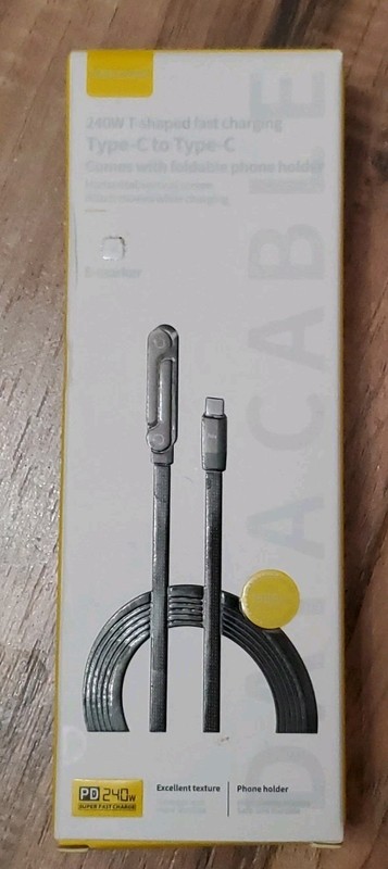 New BASEMO 240W T-Shape Fast Charging Type-C To Type-C