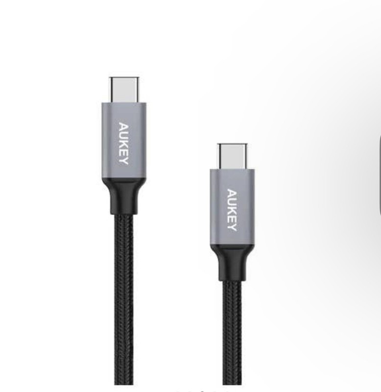 Aukey USB-C to C CABLE 6.6 ft High Speed Charging Cable gallery