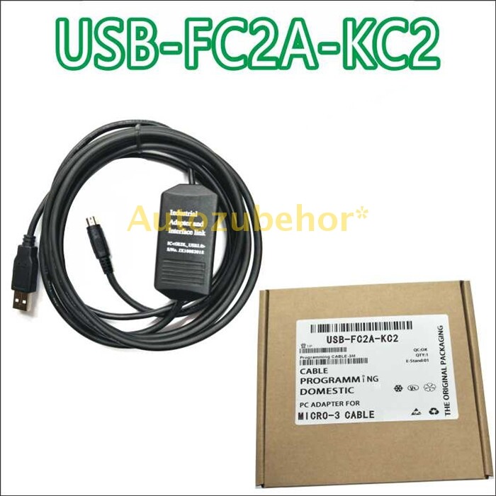 1Pc. New For Micro-3 Series PLC Programming Cable USB-FC2A-KC2 Data Cable