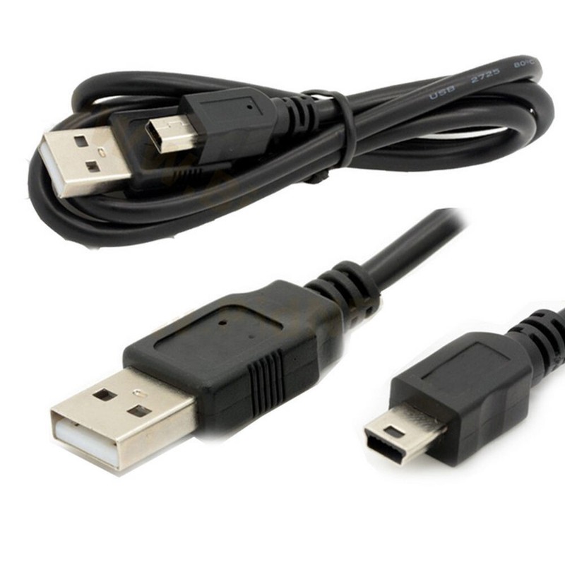 Mini USB Cable 3 Feet High-Speed Data Sync Charging Cord PSP PC Arduino e-Reader
