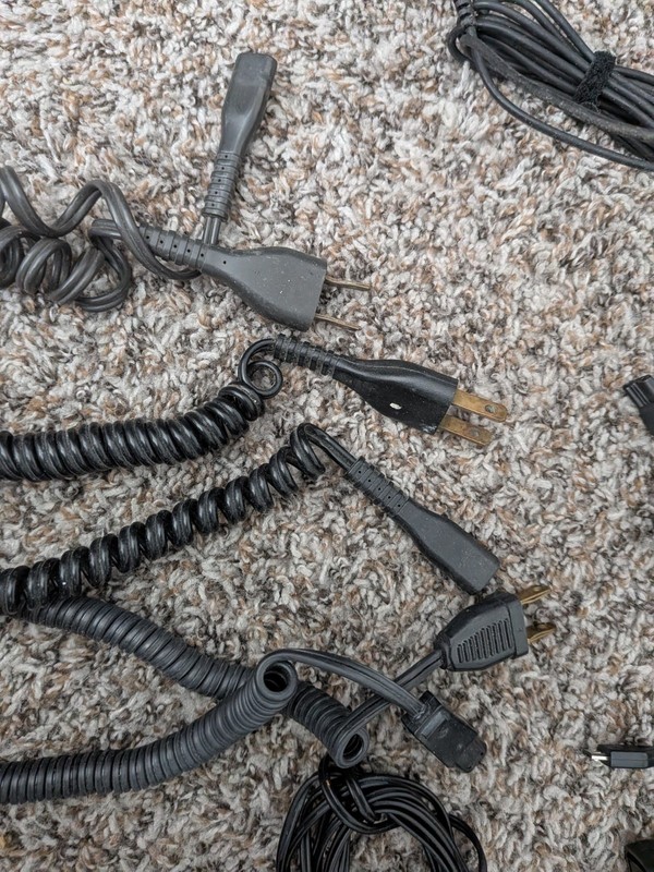 Charging / AC Cable Lot - 9 Cables, Phillips, Samsung, Motorola Etc gallery