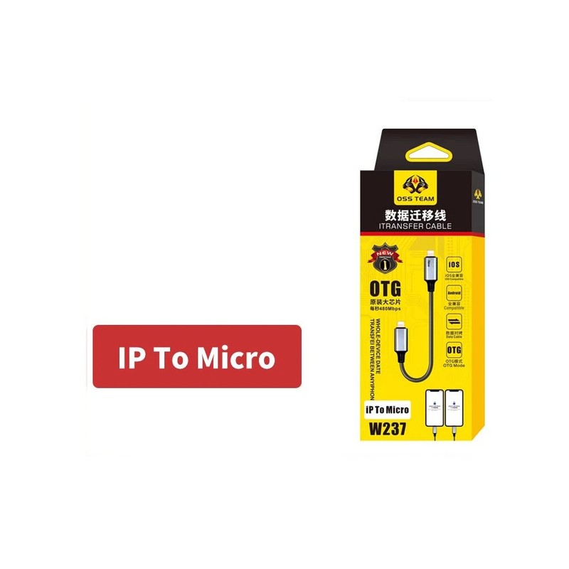 OSS W237 Data Recovery Cable for Data Guide Data for IPHONE TO Micro TYPE-C gallery
