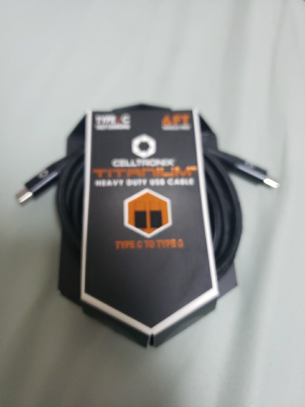 Celltronix Titanium 6′ Tangle Free Heavy Duty USB-C Cable – New