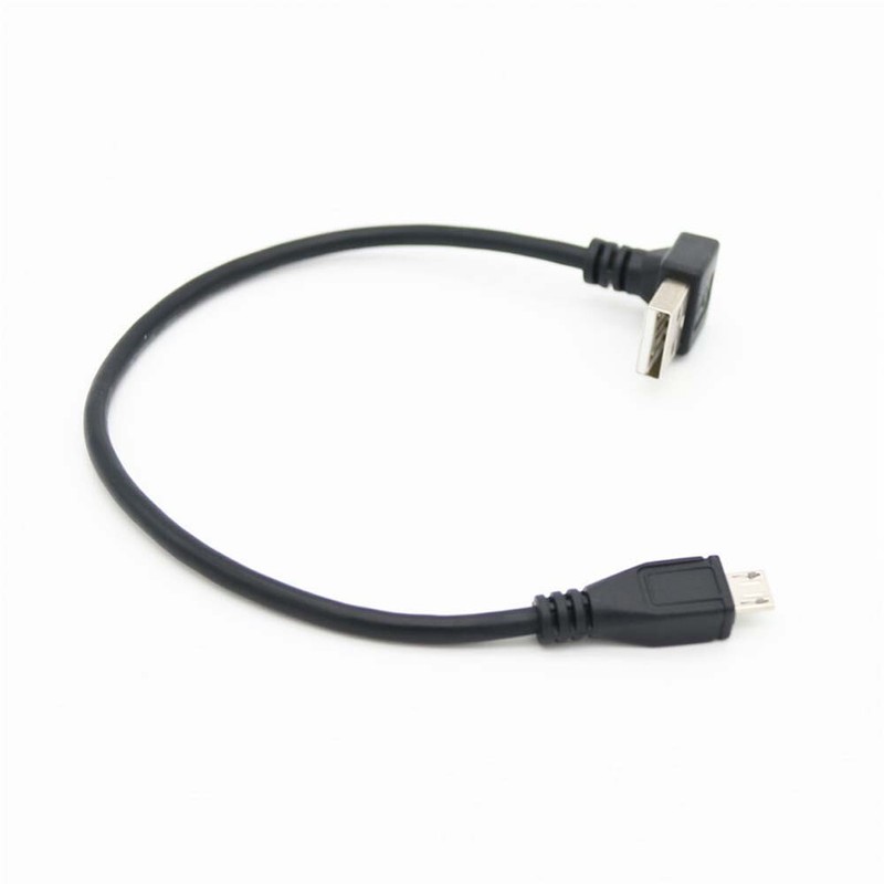 Usb Elbow To Micro Straight Micro Usb V8 Android Phone Data Cable gallery