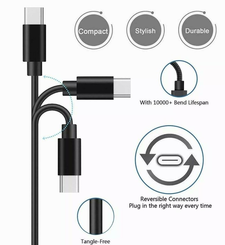 4Pack 3FT & 6FT Type C Fast Charger cable For Samsung Galaxy S8 S9 S10 S20 Note gallery