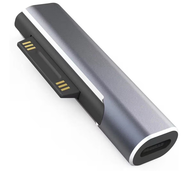 Connector USB-C Charging DC15V 102W Type C Female-Surface Male for Microsoft Pro