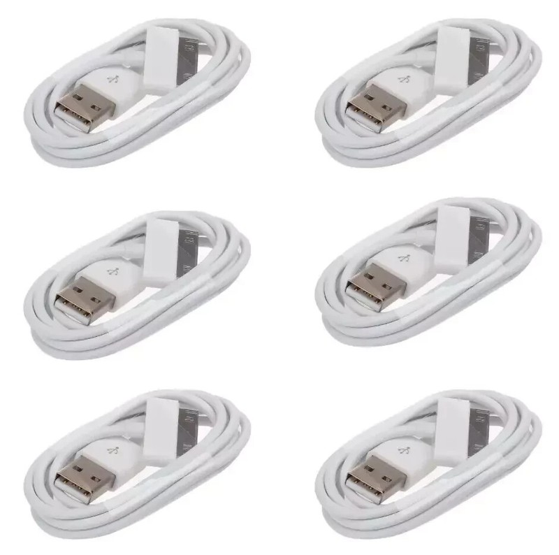 30 Pin USB Charger Data Sync Cable Cord For iPod Classic/ Nano /Touch LOT