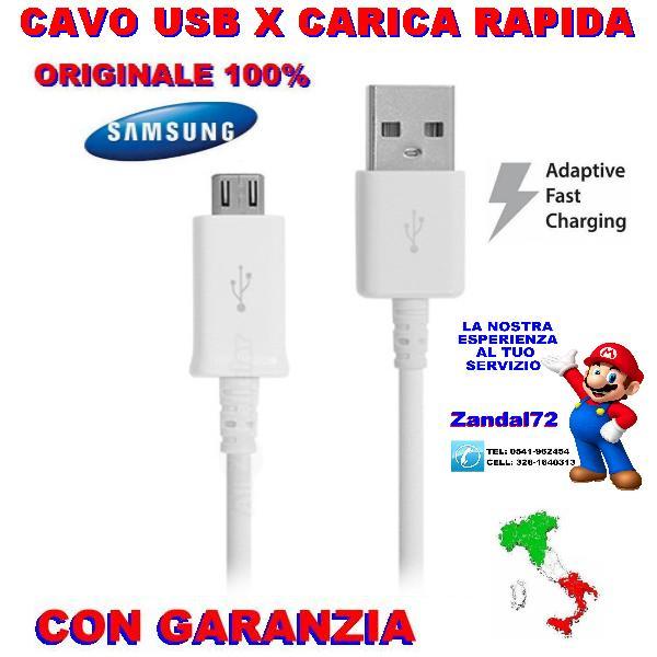 ORIGINAL SAMSUNG GALAXY J1 J3 J5 J7 J9 WHITE FAST CHARGING USB X CABLE
