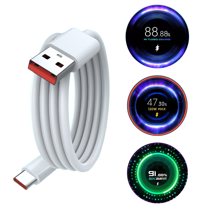 Original USB Type-C Adapter Cable 6A Turbo Charger For Xiaomi Mix Fold 3 Pad 6 gallery