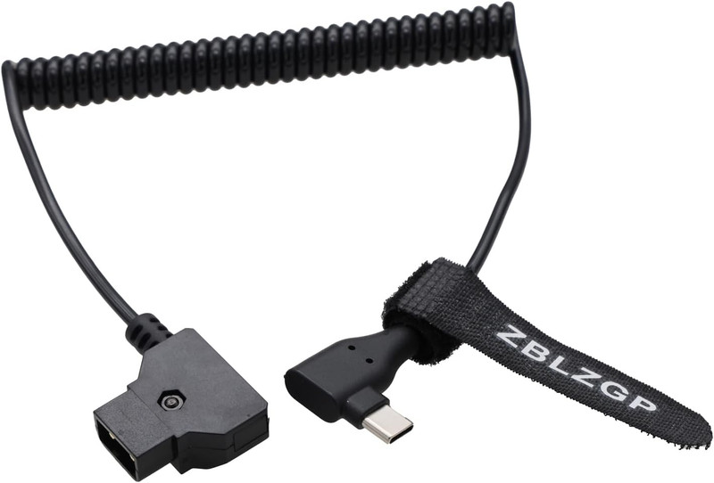 USB C Phone Tablet Device Type C to D Tap Power Supply Cable for Camera (Elbow T gallery