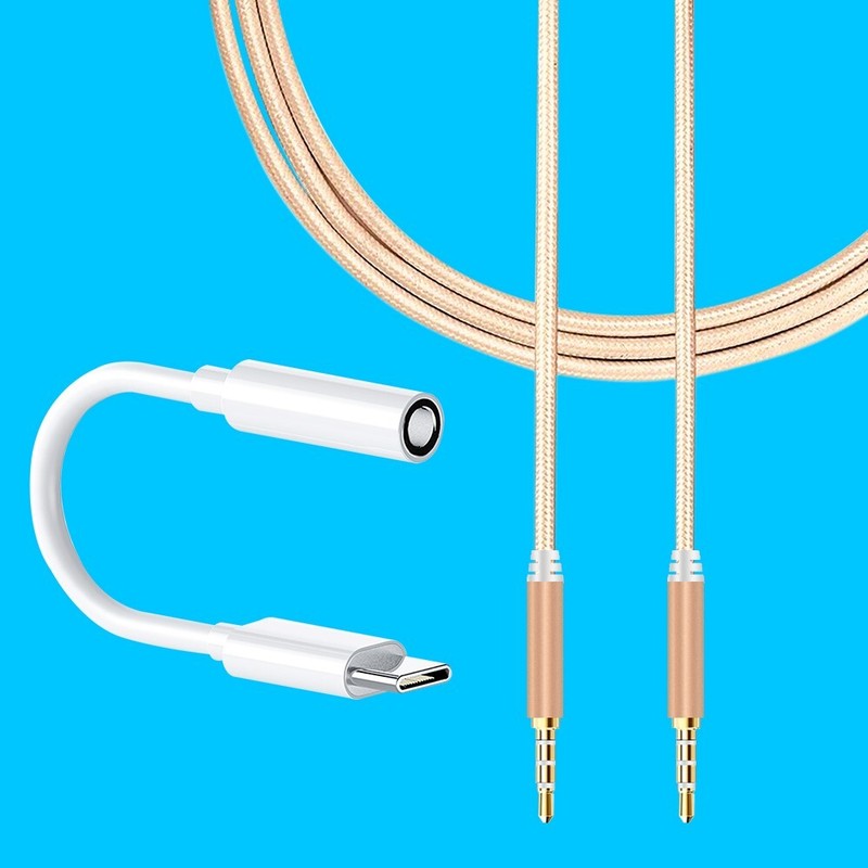 100% Brand NEW Type C to 3.5mm Audio Adapter Jack DAC Aux Cable Wire USA Seller