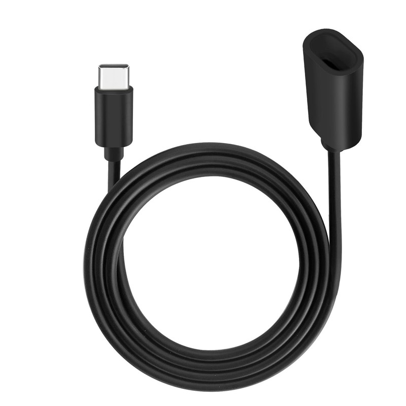 USB C Extension Cable 10ft Male to Female Extender Cord Fast Charging Black