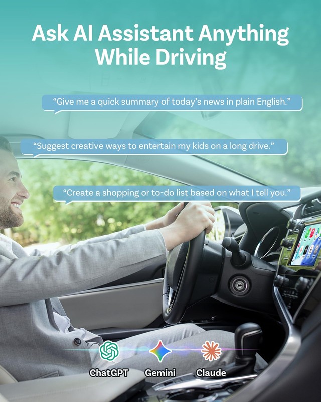 Mini Tube 2026 Wireless CarPlay & Android Auto Adapter, Ultra-Fast Auto Recon... gallery