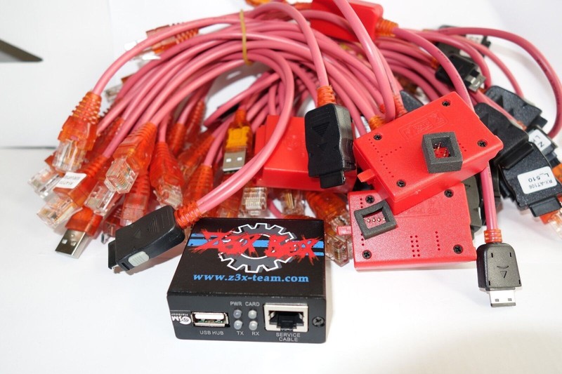 z3x pro Box Repair for Samsung phone+ 30 cables black