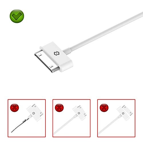 USB Sync and Charging Cable Compatible iPhone 4/4s, iPhone 3G/3GS, iPad White gallery
