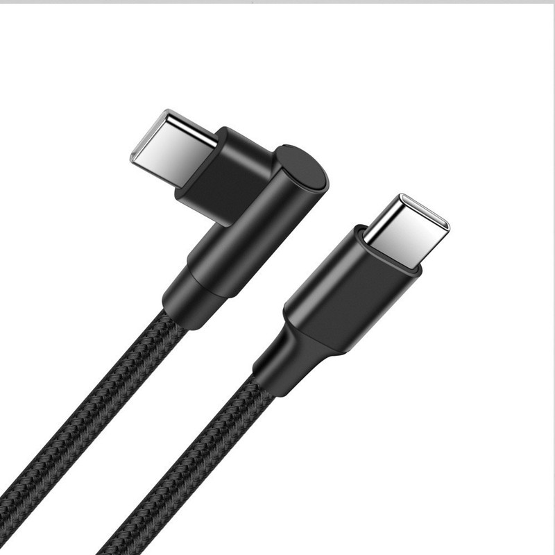 90° 60W 3A Type-C to Type-C Fast Charger Cable Data Cable for Android Devices gallery