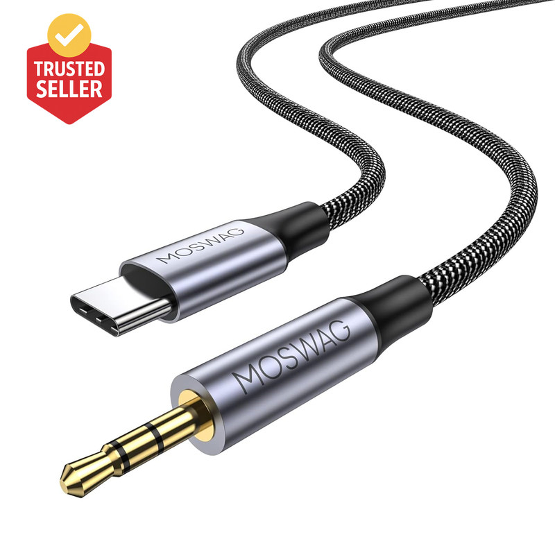 3.3Ft USB C to 2.5Mm Aux Audio Cable, USB C to 2.5Mm TRS Hi-Fi Nylon Braided Aux gallery