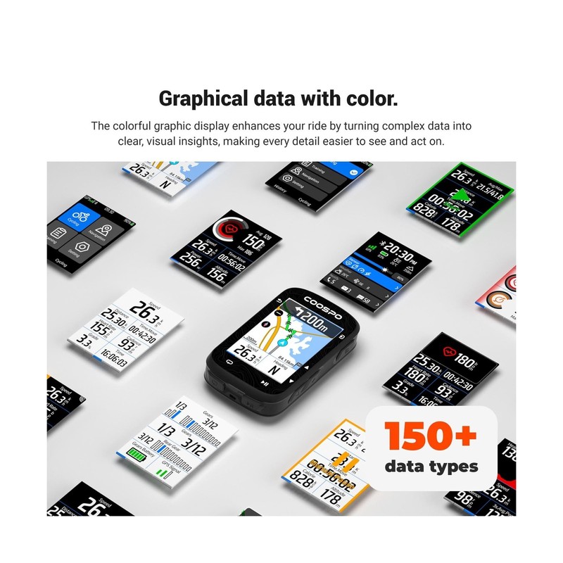COOSPO Color Touchscreen GPS Bike Computer CS600, Wireless IPX7 Waterproof Cy... gallery