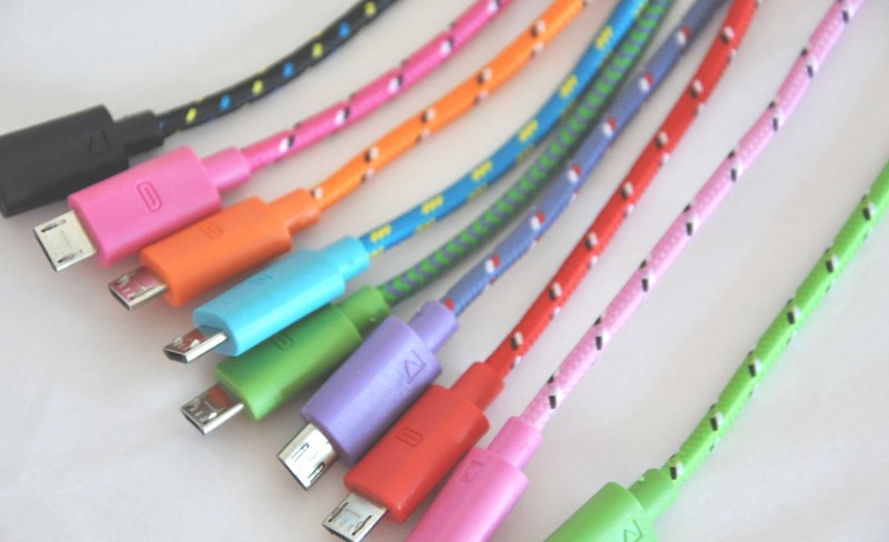 Lot ROUND BRAIDED 6FT fabric charge cables FOR galaxy s3 s4 MICRO USB data sync